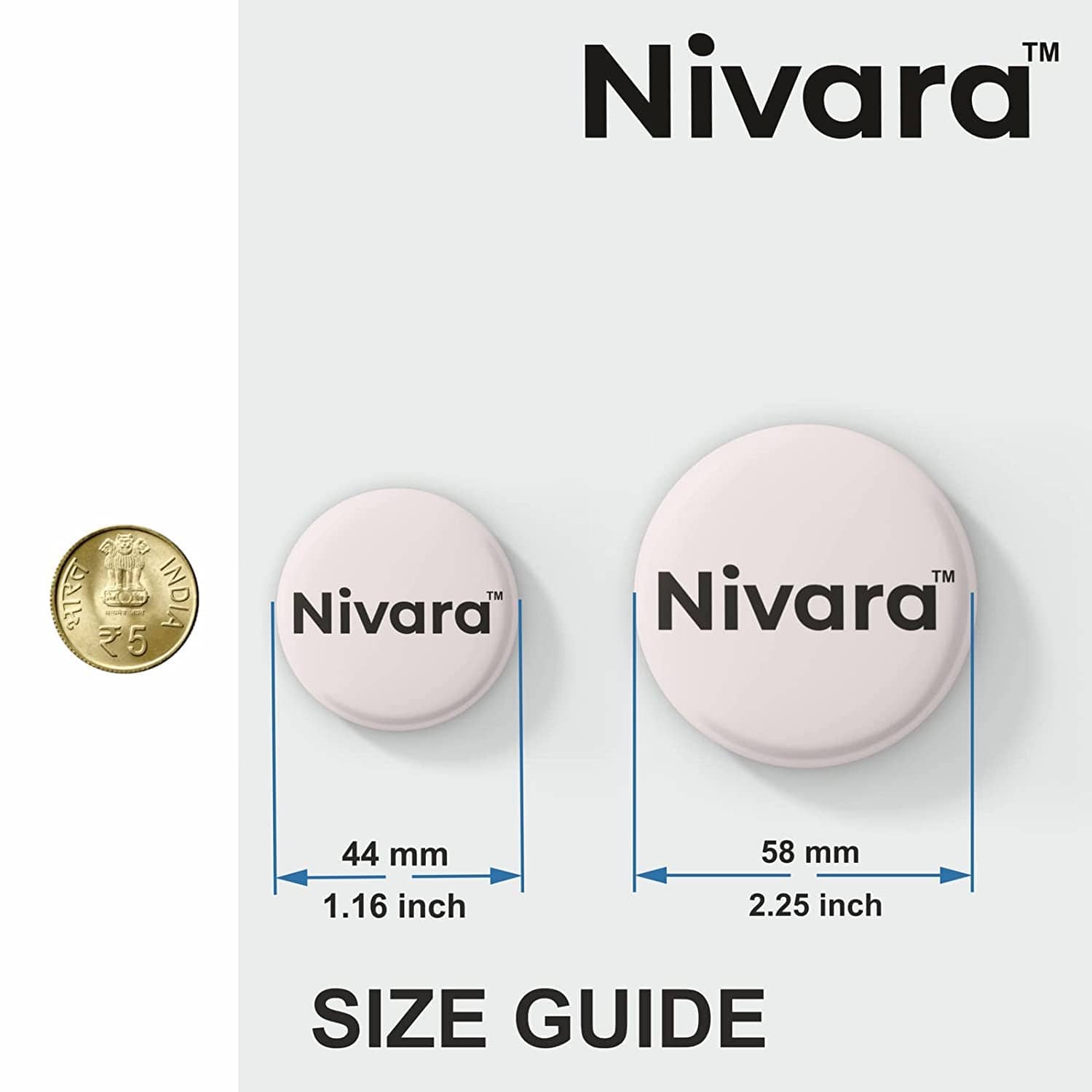 Nivaraprint Indian Flag Badges | National Tricolor Badges | Design 7