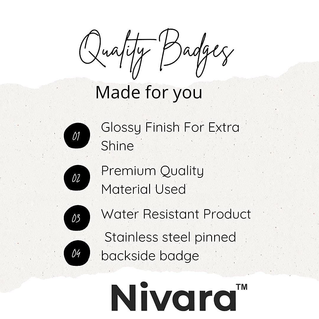 Nivaraprint Indian Flag Badges | National Tricolor Badges | Design 7