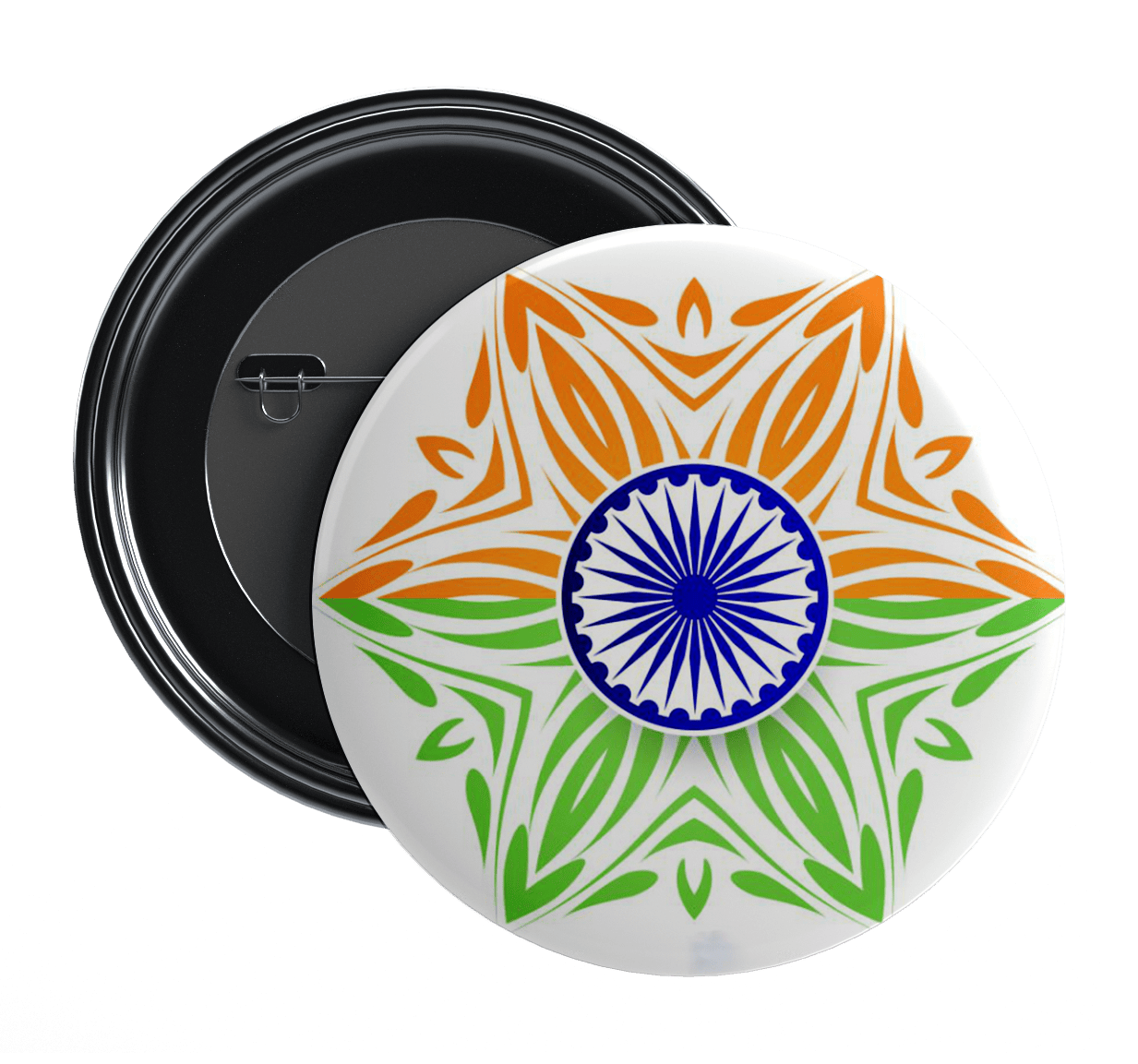 Nivaraprint Indian Flag Badges | National Tricolor Badges | Design 7