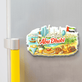 Nivaraprint Souvenir Wooden Fridge Magnet | Abu Dhabi
