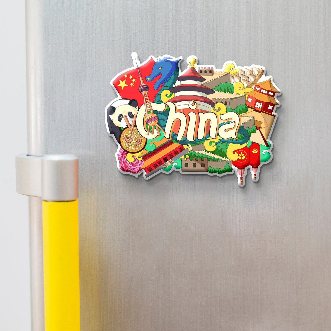 Nivaraprint Souvenir Wooden Fridge Magnet | China