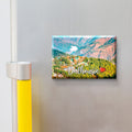 Nivaraprint Souvenir Wooden Fridge Magnet | Dalhousie