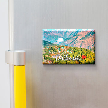Nivaraprint Souvenir Wooden Fridge Magnet | Dalhousie