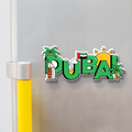 Nivaraprint Souvenir Wooden Fridge Magnet | Dubai 01
