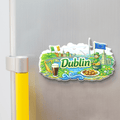 Nivaraprint Souvenir Wooden Fridge Magnet | Dublin