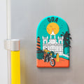 Nivaraprint Souvenir Wooden Fridge Magnet | Goa