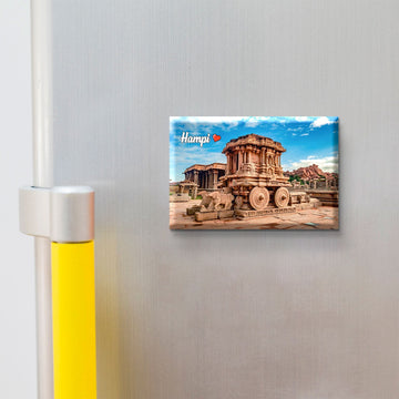 Nivaraprint Souvenir Wooden Fridge Magnet | Hampi