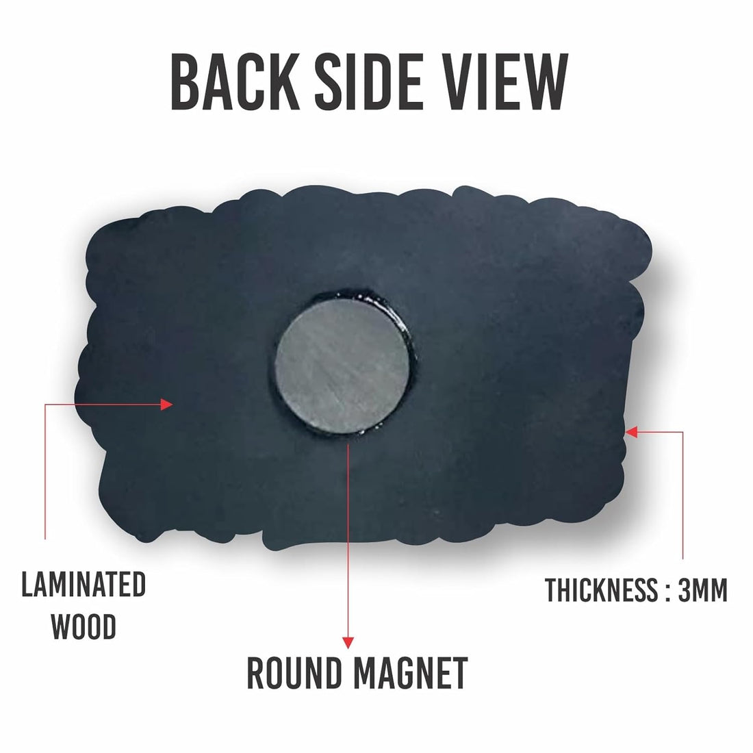 Nivaraprint Souvenir Wooden Fridge Magnet | Singapore