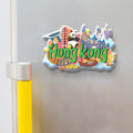 Nivaraprint Souvenir Wooden Fridge Magnet | Hong Kong