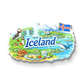Nivaraprint Souvenir Wooden Fridge Magnet | Iceland