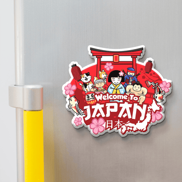 Nivaraprint Souvenir Wooden Fridge Magnet | JAPAN