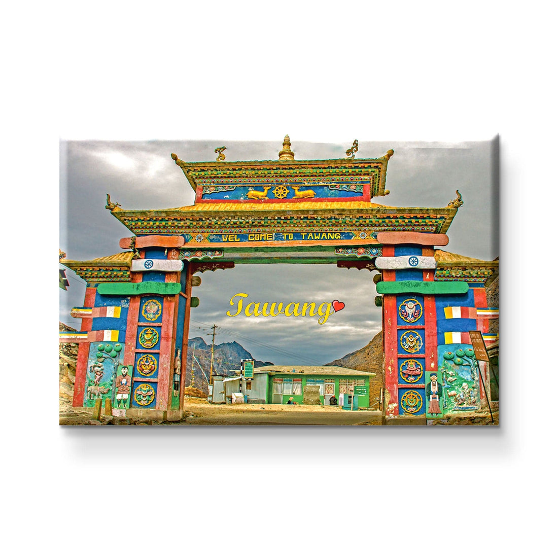 Nivaraprint Souvenir Wooden Fridge Magnet | Jawang