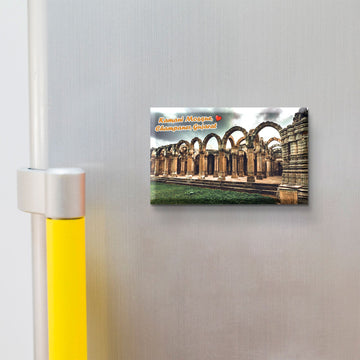 Nivaraprint Souvenir Wooden Fridge Magnet | Kamani Mosque, Champaner, Gujarat