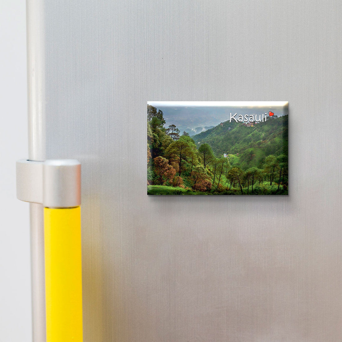 Nivaraprint Souvenir Wooden Fridge Magnet | Kasauli