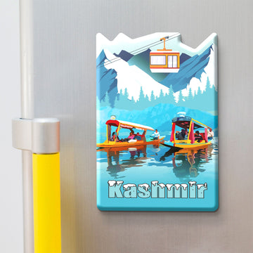 Nivaraprint Souvenir Wooden Fridge Magnet | Kashmir