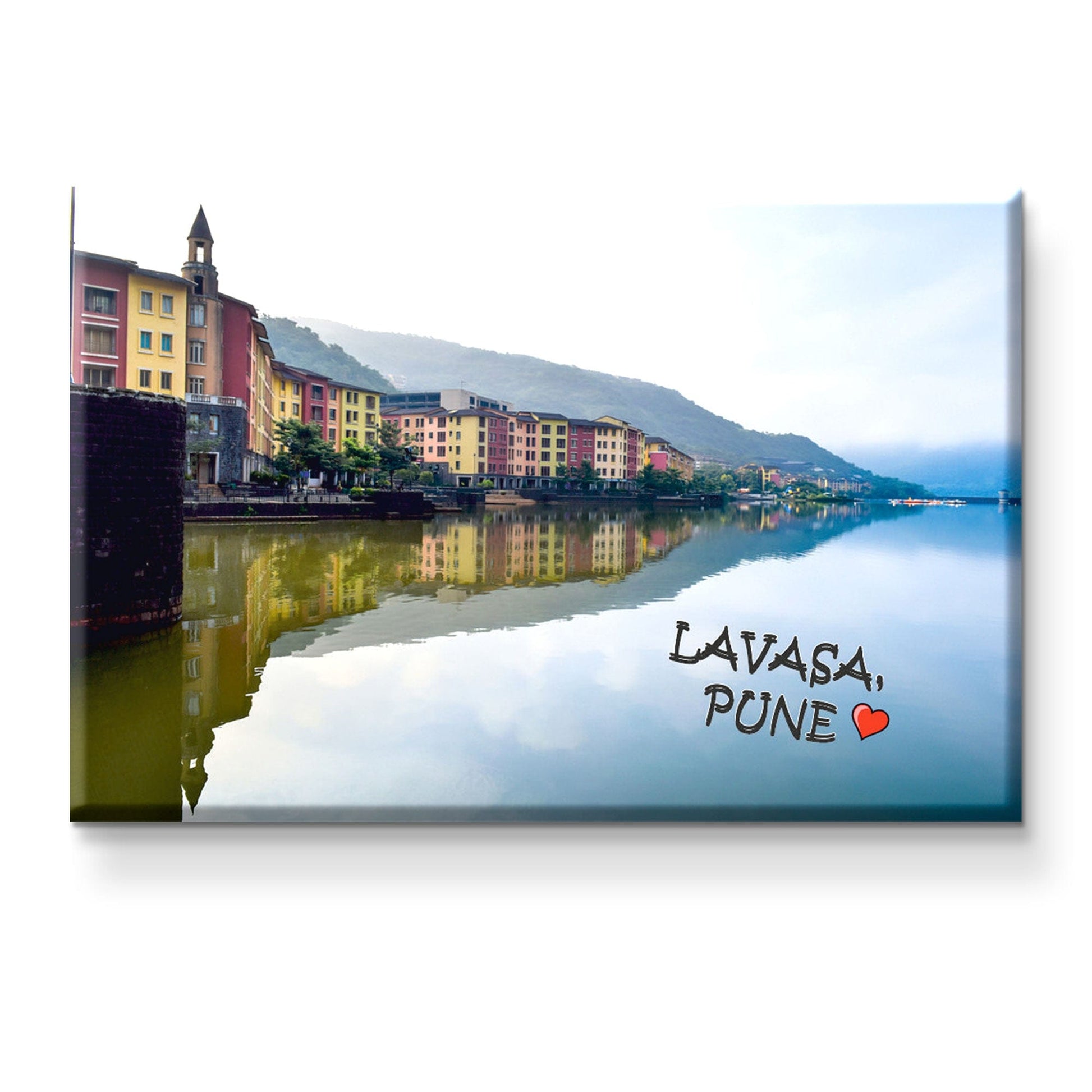 Nivaraprint Souvenir Wooden Fridge Magnet | Lavasa Pune