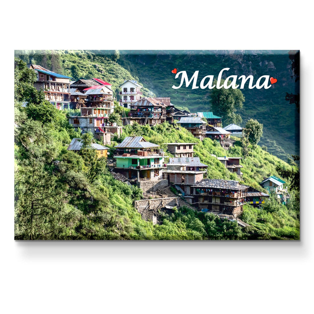 Nivaraprint Souvenir Wooden Fridge Magnet | Malana