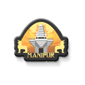 Nivaraprint Souvenir Wooden Fridge Magnet | Manipur