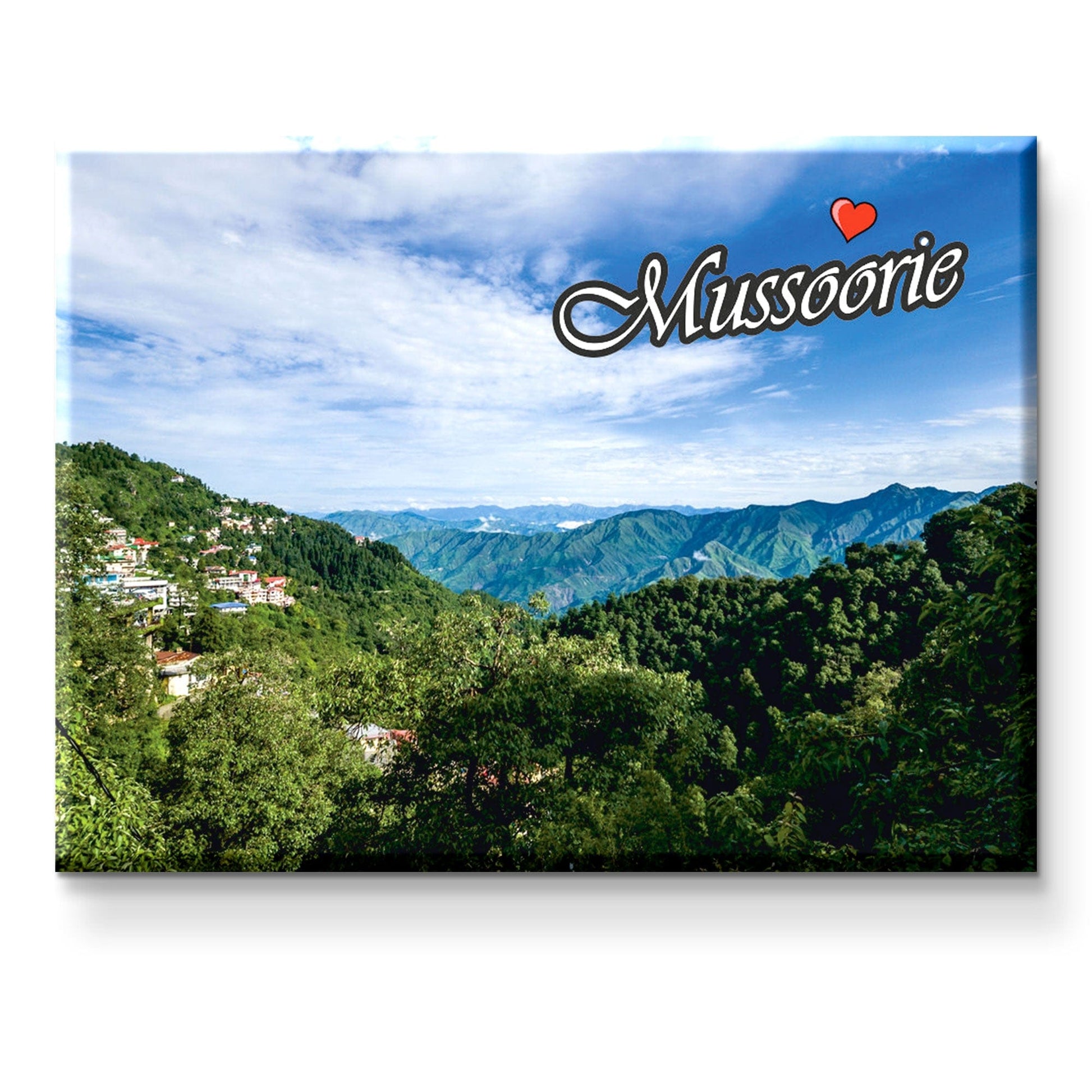 Nivaraprint Souvenir Wooden Fridge Magnet | Mussoorie