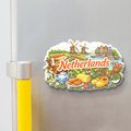 Nivaraprint Souvenir Wooden Fridge Magnet | Netherlands