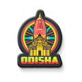 Nivaraprint Souvenir Wooden Fridge Magnet | Odisha