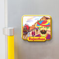 Nivaraprint Souvenir Wooden Fridge Magnet | Rajasthan 01