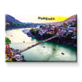 Nivaraprint Souvenir Wooden Fridge Magnet | Rishikesh