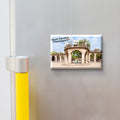 Nivaraprint Souvenir Wooden Fridge Magnet | Rock Garden, Chandigarh