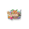 Nivaraprint Souvenir Wooden Fridge Magnet | Spain
