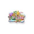 Nivaraprint Souvenir Wooden Fridge Magnet | Sri Lanka