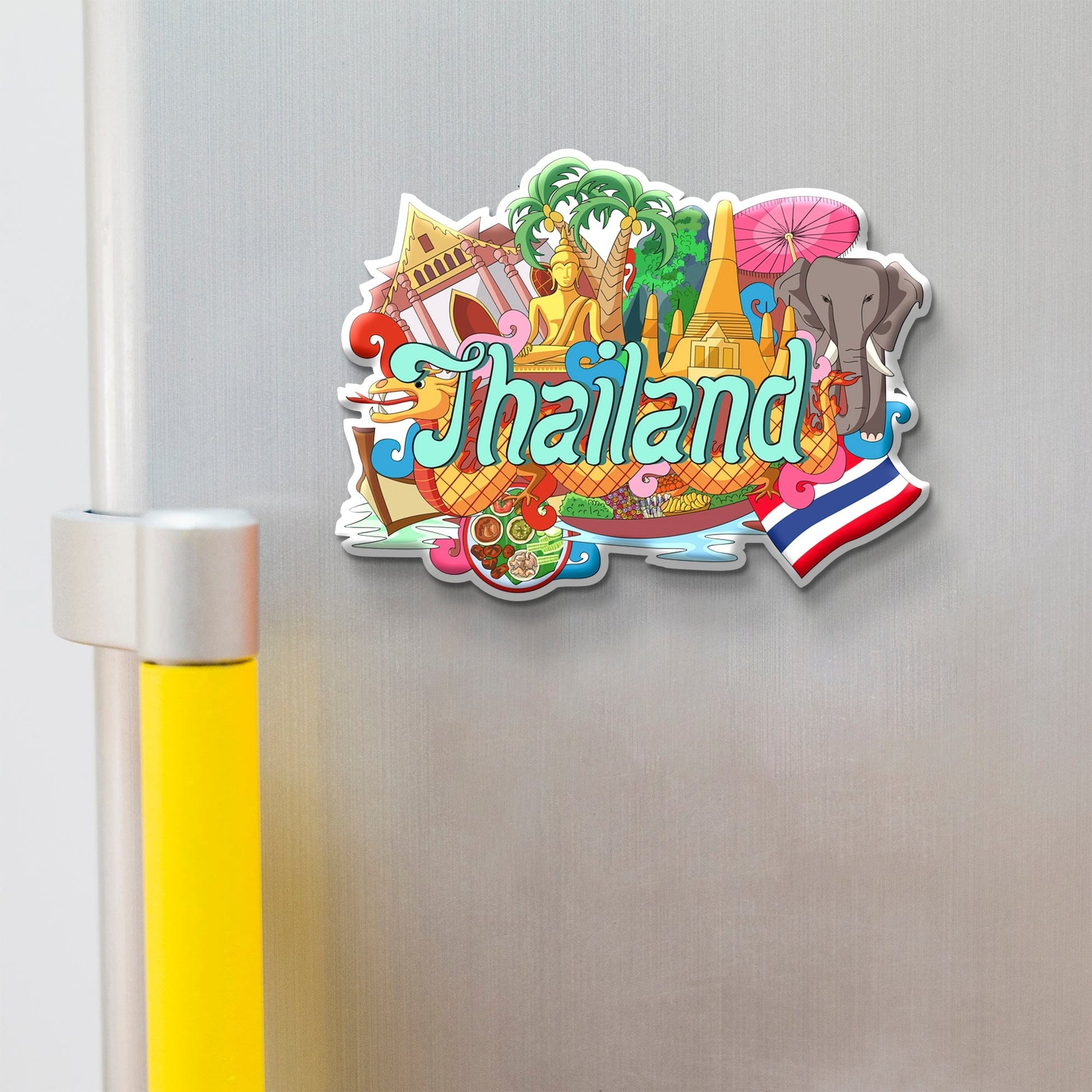Nivaraprint Souvenir Wooden Fridge Magnet | Thailand