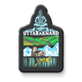 Nivaraprint Souvenir Wooden Fridge Magnet | Uttarakhand