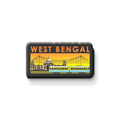 Nivaraprint Souvenir Wooden Fridge Magnet | West Bengal