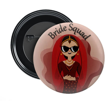 Nivaraprint Wedding Badges | Team Bride | Design 9