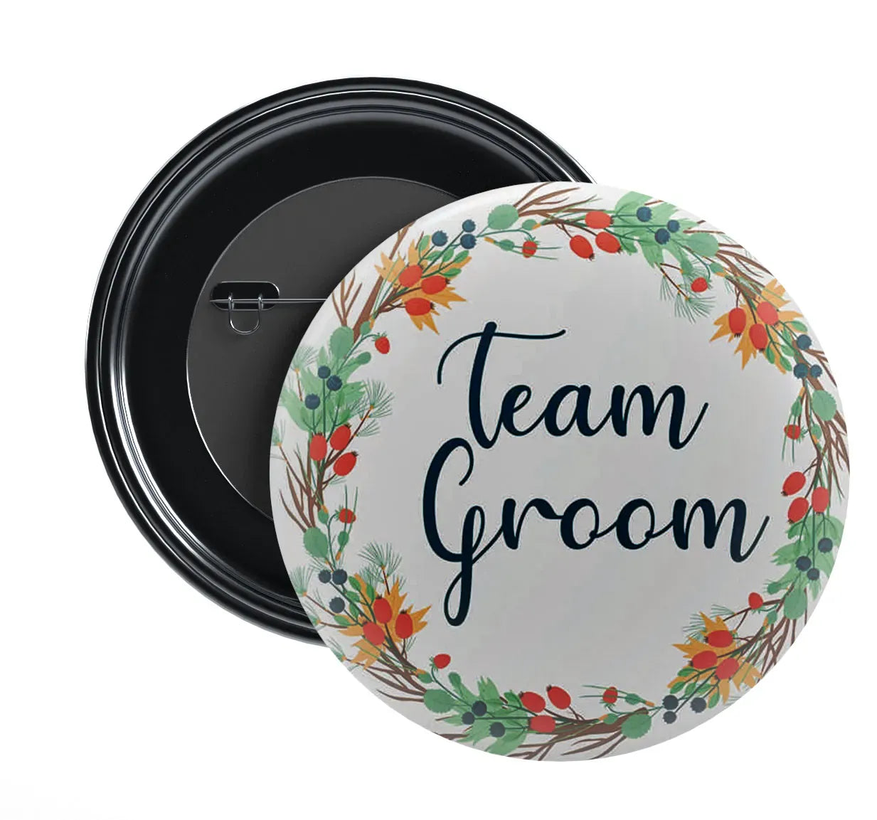 Nivaraprint Wedding Badges | Team Groom | Design 12