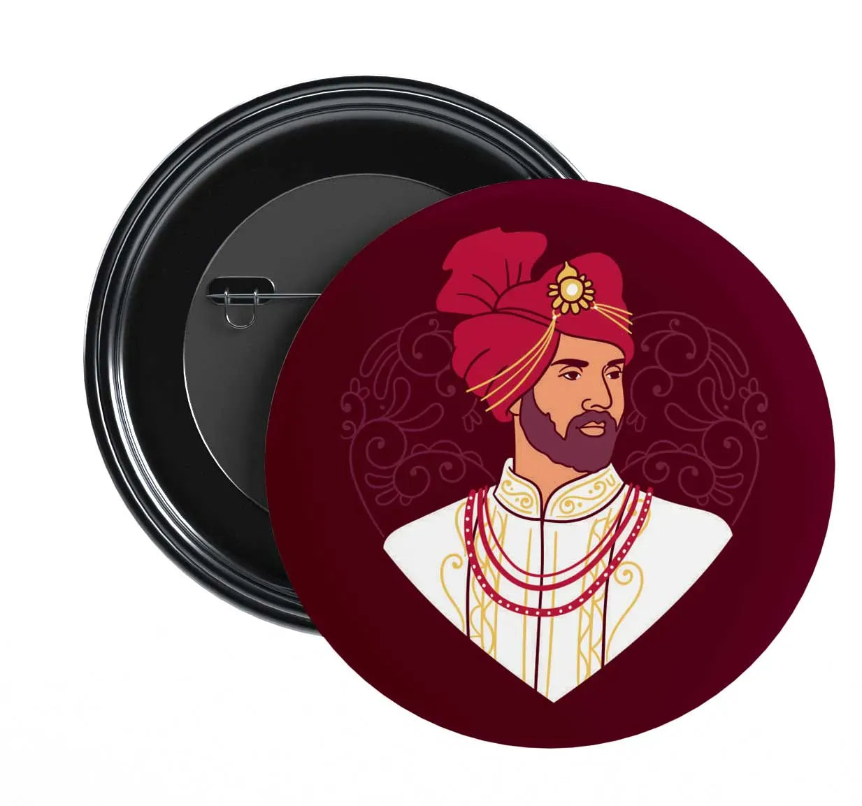 Nivaraprint Wedding Badges | Team Groom | Design 3