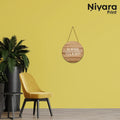 Nivaraprint Wooden Wall Hanging for Home Decoration | ALL BEACUSE two people FALL IN LOVE