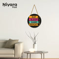Nivaraprint Wooden Wall Hanging for Home Decoration | Eat Sleep Game Repeat