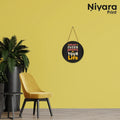 Nivaraprint Wooden Wall Hanging for Home Decoration | Enjoy Every Moments of Your Life