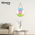 Nivaraprint Wooden Wall Hanging for Home Decoration | Enjoy your life