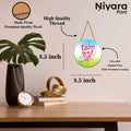 Nivaraprint Wooden Wall Hanging for Home Decoration | Enjoy your life
