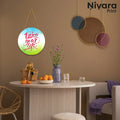 Nivaraprint Wooden Wall Hanging for Home Decoration | Enjoy your life