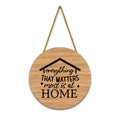 Nivaraprint Wooden Wall Hanging for Home Decoration | Everything that matters most is at HOME