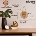 Nivaraprint Wooden Wall Hanging for Home Decoration | Families are like Branches on a tree we grow in different directoins yet our roots reamin as  one