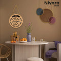 Nivaraprint Wooden Wall Hanging for Home Decoration | Family a circle of strength & love