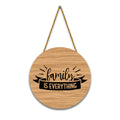 Nivaraprint Wooden Wall Hanging for Home Decoration | Family is Everything