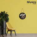 Nivaraprint Wooden Wall Hanging for Home Decoration | Get Busy Living Or Get Busy Dying