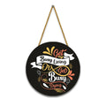 Nivaraprint Wooden Wall Hanging for Home Decoration | Get Busy Living Or Get Busy Dying