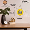 Nivaraprint Wooden Wall Hanging for Home Decoration | Good Vibes