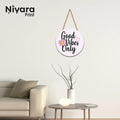 Nivaraprint Wooden Wall Hanging for Home Decoration | Good Vibes Only 01